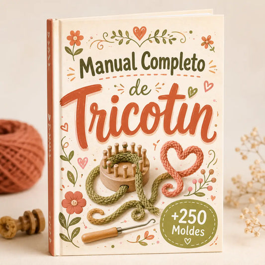 Manual Completo De Tricotín + 5 Bonos de Regalo 🎁